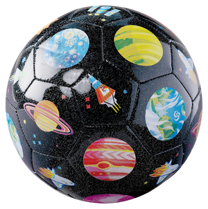 Size 3 Glitter Soccer Ball - Space Explorer