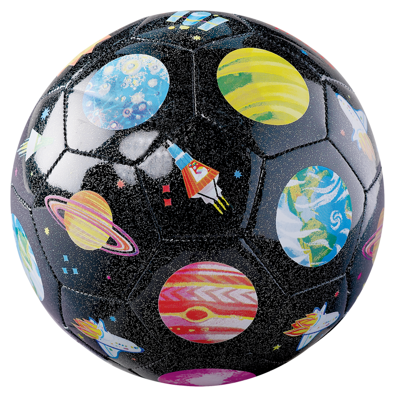 Size 3 Glitter Soccer Ball - Space Explorer