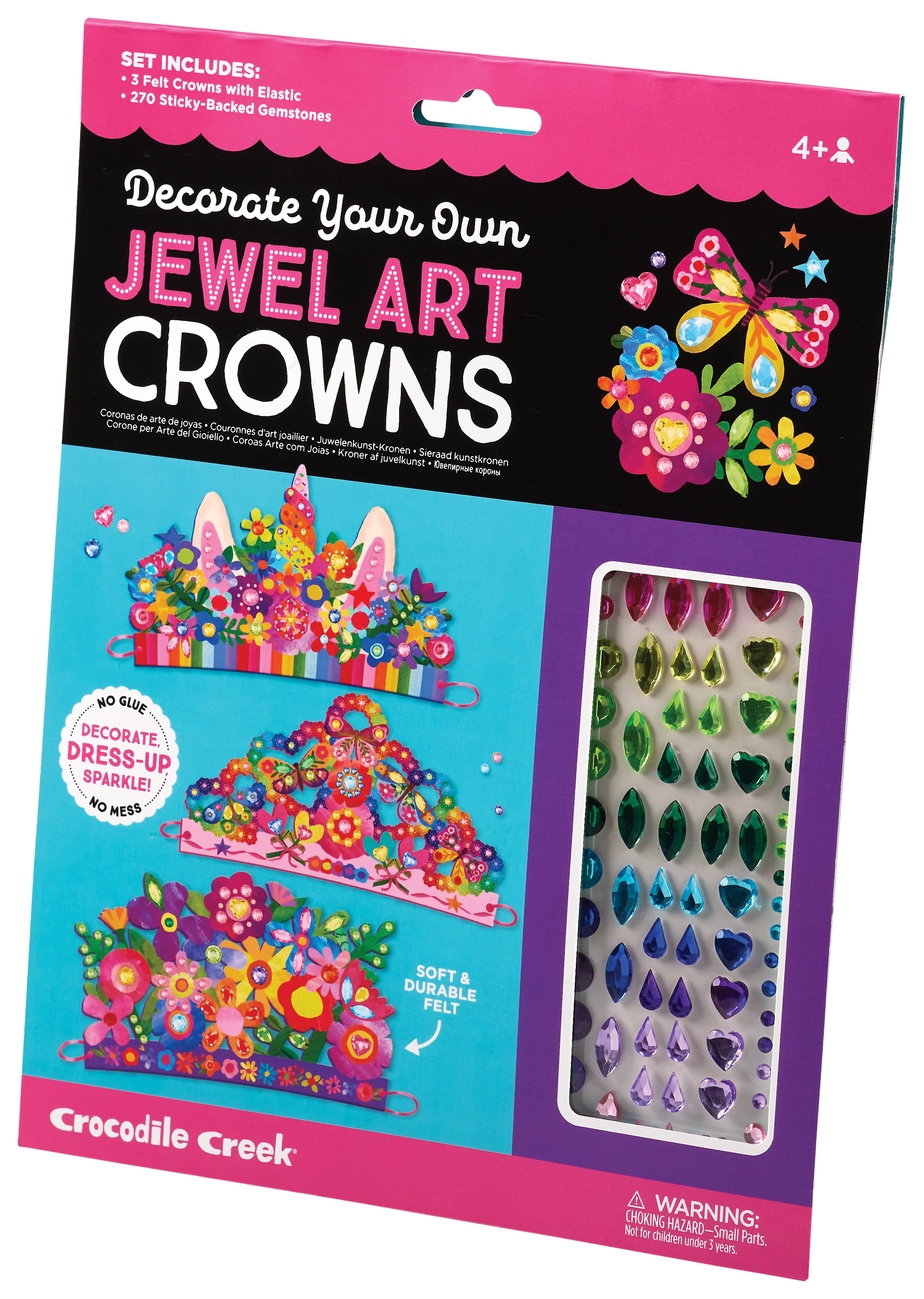 Jewel Art Crowns - Unicorn Flowers