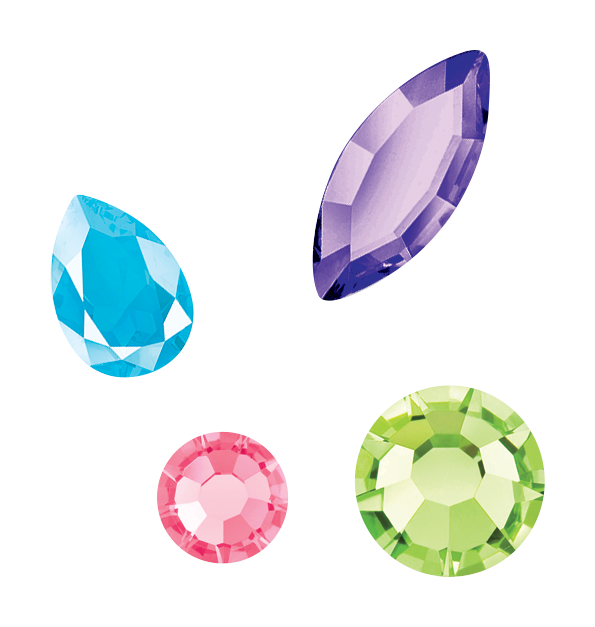 Jewel Art Crowns - Unicorn Flowers