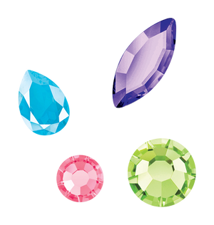 Jewel Art Crowns - Unicorn Flowers