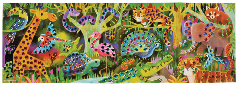Jewel Art Poster - Jungle Paradise