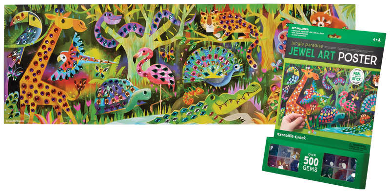 Jewel Art Poster - Jungle Paradise