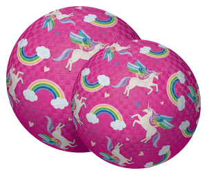 5" Playground Ball - Unicorn Rainbow