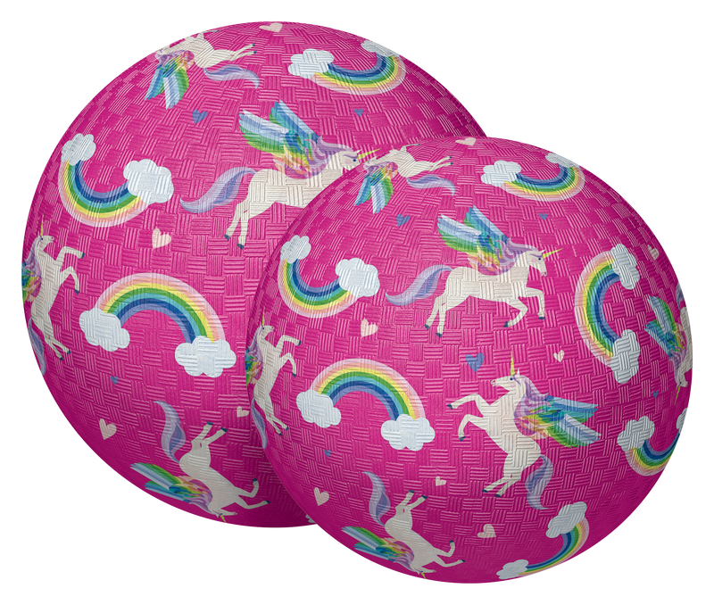 5" Playground Ball - Unicorn Rainbow
