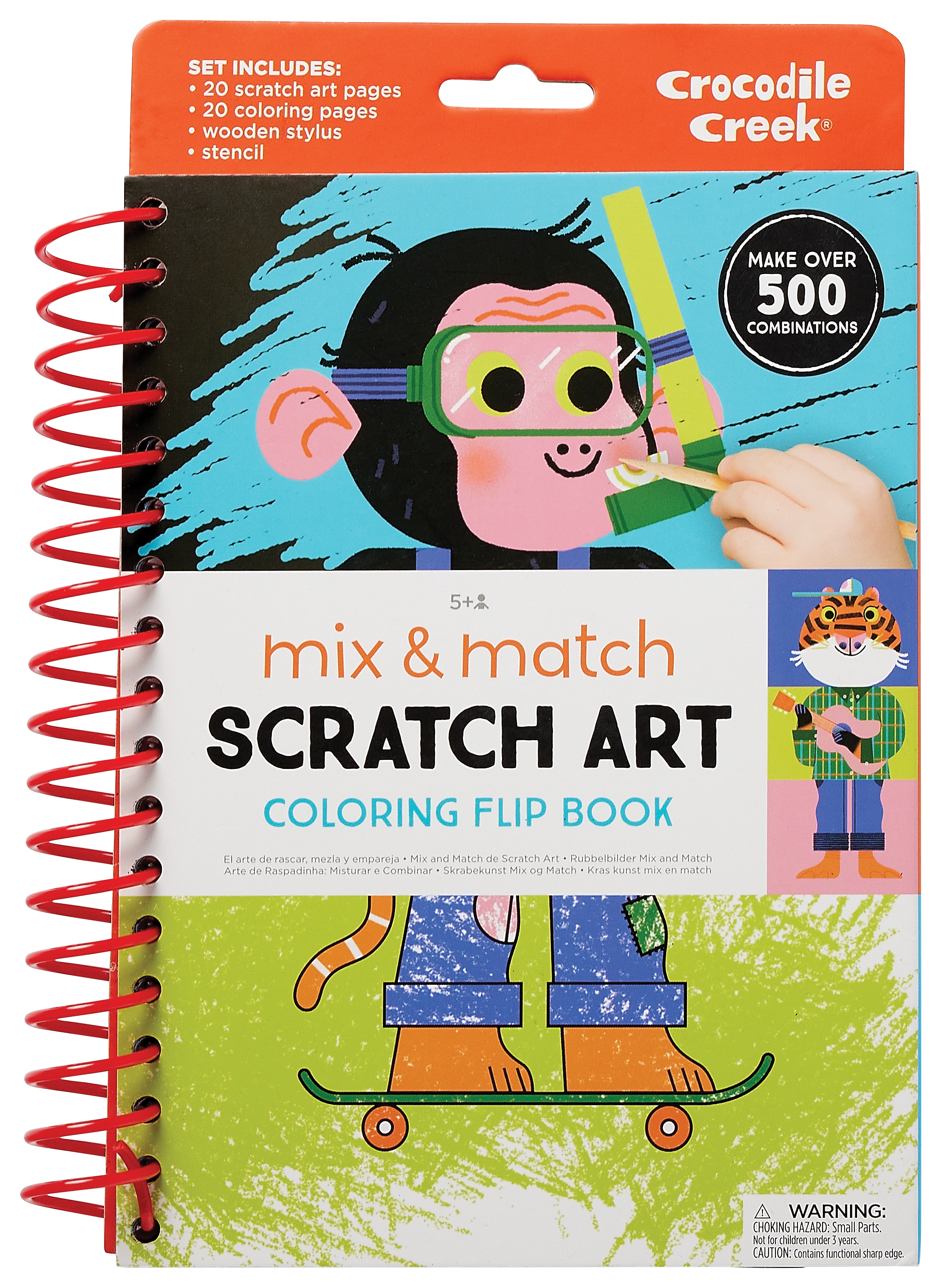 YIPFEN Set di 2 Quadri da Grattare con Motivi di Animali, Scratch Art YIPFEN Set di 2 Quadri da Grattare con Motivi di Animali, Scratch Art