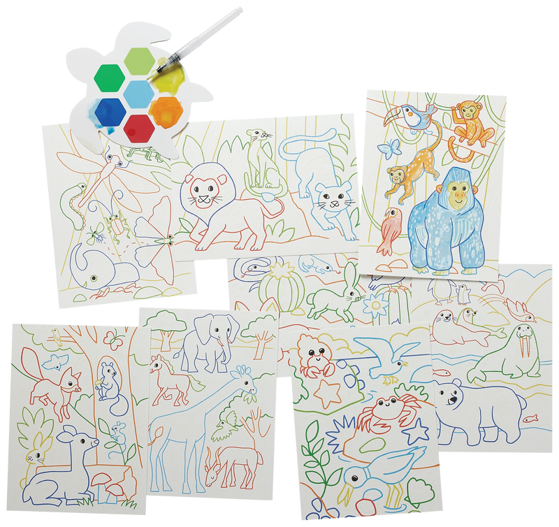 Magic Watercolor/Amazing Animals