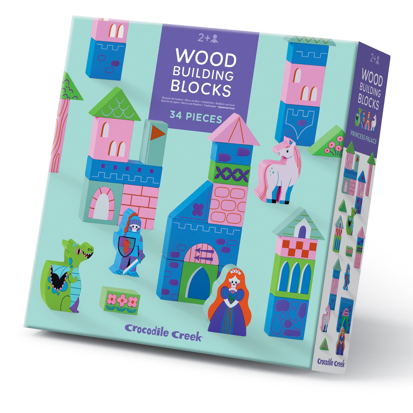 Build & Play Wood Blocks - Princess Palace
