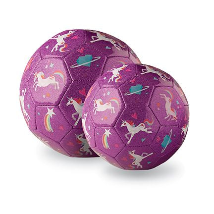 Size 3 Glitter Soccer Ball - Unicorn Galaxy
