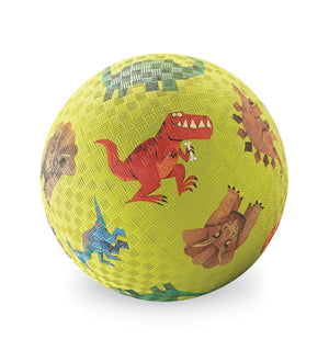 5" Playground Ball - Dinosaurs Green