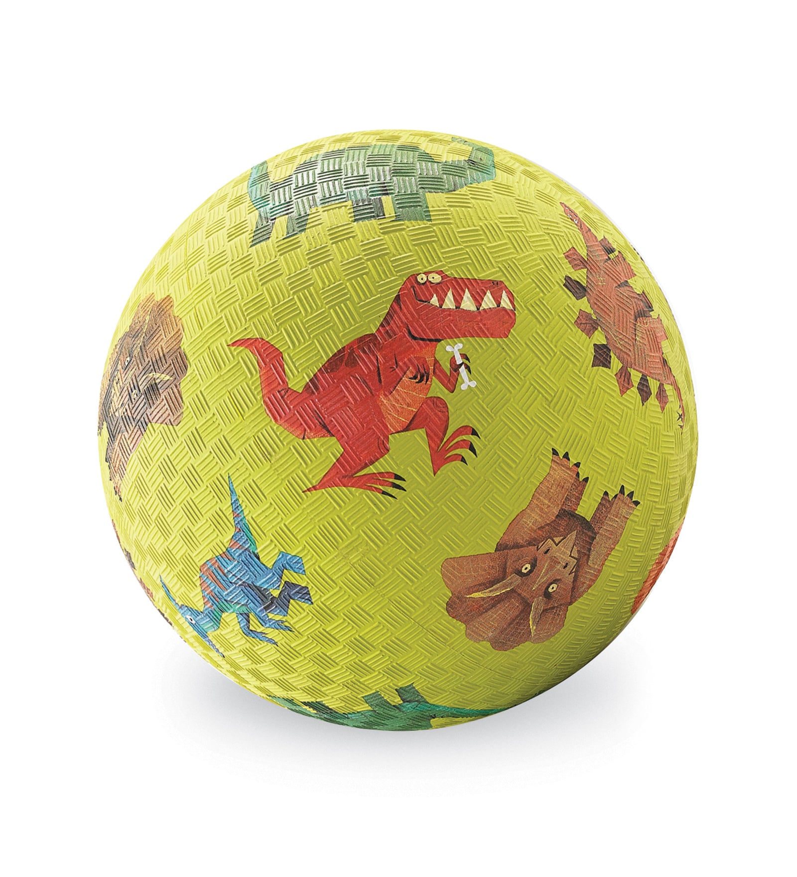 7" Playground Ball - Dinosaurs Green