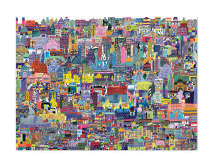 1000-Piece Boxed Puzzle - Transportation of The World