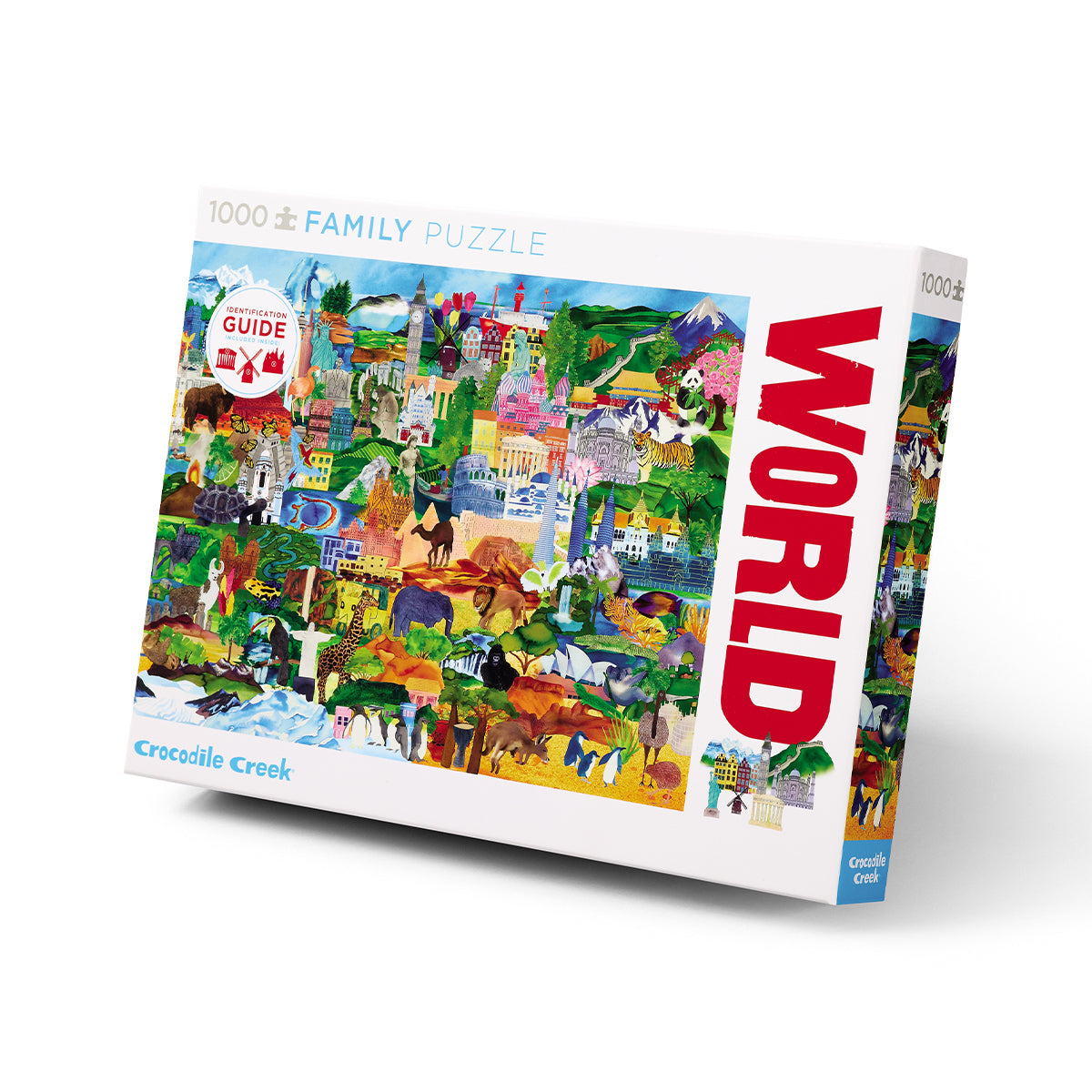 1000-Piece Boxed Puzzle - World Collage