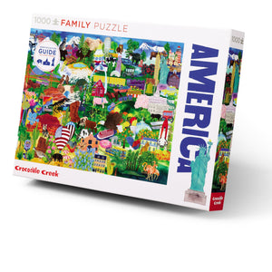 1000-Piece Boxed Puzzle - America Collage