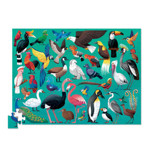 100-Piece Puzzle - 36 Beautiful Birds