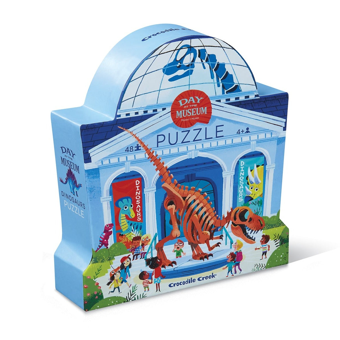 48-Piece Puzzle - Day at the Dinosaur Museum