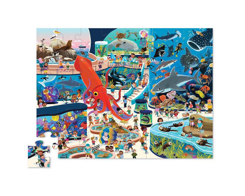 48-Piece Puzzle - Day at the Aquarium