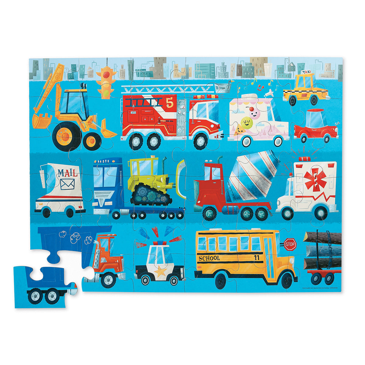 36-Piece Puzzle - Vehicles