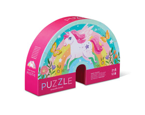 12-Piece Mini Puzzle - Sweet Unicorn