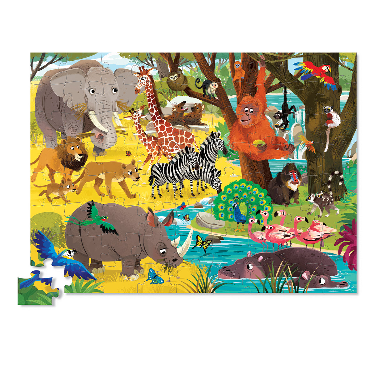 72-Piece Puzzle - Wild Safari