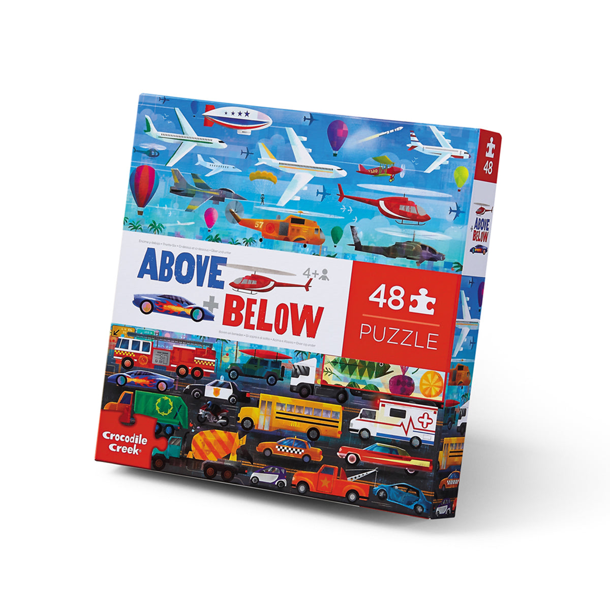 48-Piece Above + Below Puzzle - Things that Go