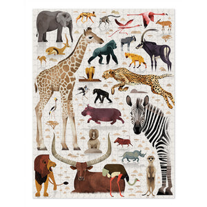 750-Piece Puzzle - World of African Animals