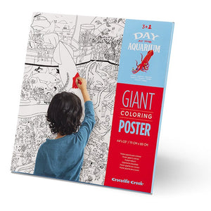 Giant Coloring Poster - Day at the Aquarium