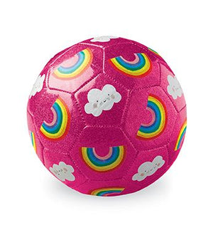 Size 2 Glitter Soccer Ball - Rainbow